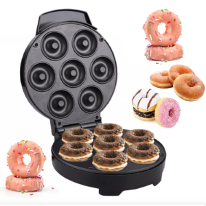 Tapadásmentes, elektromos fánkkészítő - mini kerek gömbgyűrűs fánkkészítő gép 7 db fánkhoz (BBM) - Image 9