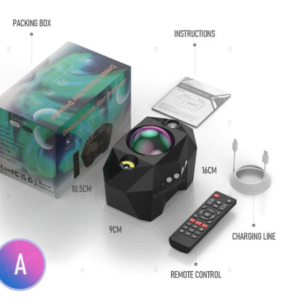 Távirányítós GALAXIS holdfény projector Bluetooth hangszóróval - varázsolja otthonába az éjszakai égboltot! (BBD) (FX) - Image 11