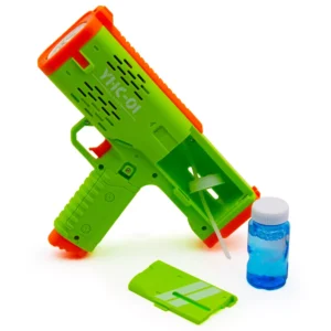 Vagány zöld színű buborékfújó pisztoly 2x50 ml-es buborékfújó folyadékkal (BBJ) - Image 4