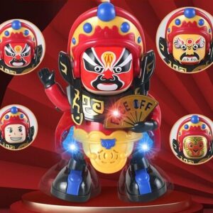 Szecsuáni arcváltó tradicionális elektromos táncoló baba - hagyományos kínai kultúra játék szobor (BBJ) - Image 3