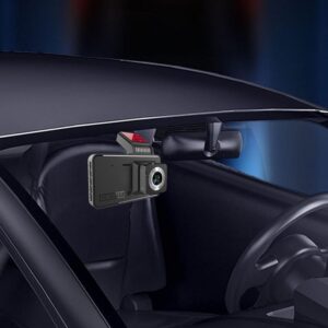 Széles látószögű 4 hüvelykes 1080P HD menetrögzítő autós DVR kamera elülső és hátsó videorögzítéssel (BBV)(BBD) - Image 4