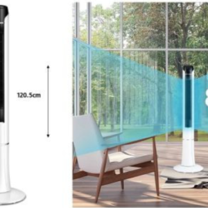 Álló lapát nélküli oszlopventilátor LED kijelzővel és távirányítóval - 120W (BBV) - Image 6