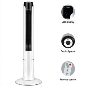 Álló lapát nélküli oszlopventilátor LED kijelzővel és távirányítóval - 120W (BBV) - Image 10