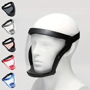 Biztonsági fröccsenésmentes teljes arc védőmaszk - szél-, homok-, esőálló, átlátszó és páramentes felület (BBKM) (THM) - Image 7