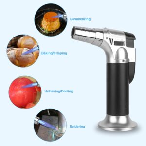 JC-606 hordozható szakácsfáklya bután gázzal újratölthető gázégő (BBA) - Image 7