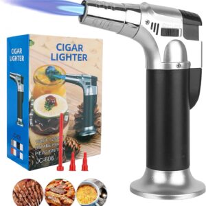 JC-606 hordozható szakácsfáklya bután gázzal újratölthető gázégő (BBA) - Image 9