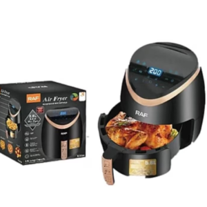 Digitális kijelzős, érintőképernyős RAF forró levegős olaj nélkül Air Fryer - 4,3 L R534B (BBD) - Image 4
