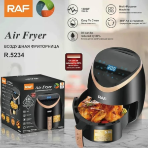 Digitális kijelzős, érintőképernyős RAF forró levegős olaj nélkül Air Fryer - 4,3 L R534B (BBD) - Image 5