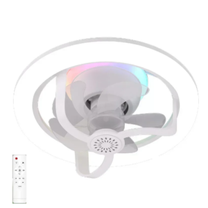 E27 LED mennyezeti ventilátor izzólámpa, távirányítóval szabályozható - RGB (THM) - Image 10