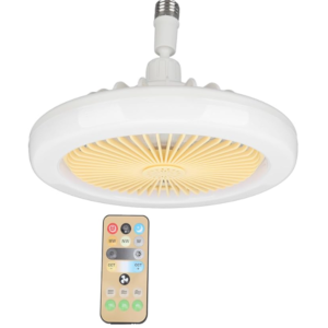 E27 LED mennyezeti hűtőventilátor lámpa - 3 sebességes, távirányítóval szabályozható (THM) - Image 9