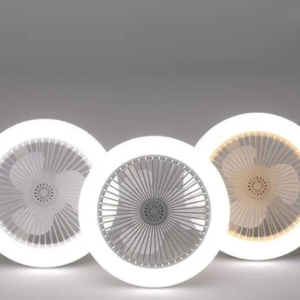 E27 LED mennyezeti hűtőventilátor lámpa - 3 sebességes, távirányítóval szabályozható (THM) - Image 3