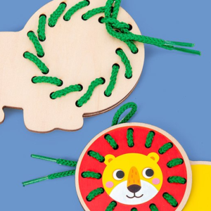 Fából készült interaktív fűzőkártyás fejlesztő és oktató játék (BBJ) - Image 4