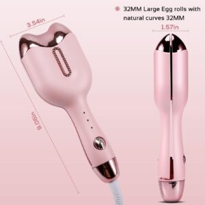 Kerámia hajsütővas 32 mm-es három hőmérséklet-szabályzóval hajhullámos hajformázó (BBM) - Image 10