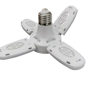 Mini E27 LED összecsukható négyágú nagy fényerejű, energiatakarékos, mennyezeti fényforrás 45W (BBL) - Image 4