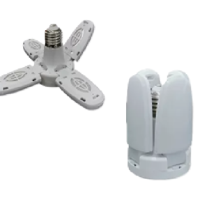 Mini E27 LED összecsukható négyágú nagy fényerejű, energiatakarékos, mennyezeti fényforrás 45W (BBL) - Image 7