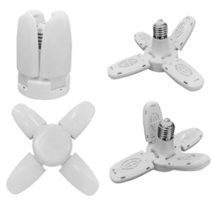 Mini E27 LED összecsukható négyágú nagy fényerejű, energiatakarékos, mennyezeti fényforrás 45W (BBL) - Image 8