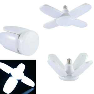 Mini E27 LED összecsukható négyágú nagy fényerejű, energiatakarékos, mennyezeti fényforrás 45W (BBL) - Image 13