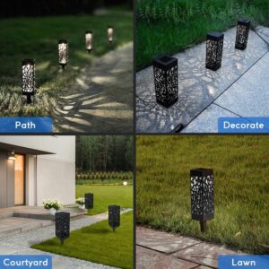 Solar 6 db-os kültéri, modern és stílusos napelemes leszúrható kerti hangulat lámpa (THM) - Image 5