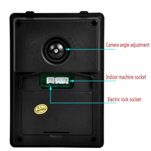 Vezetékes 7″színes kijelzős otthoni kaputelefon rendszer HD kamera, LCD képernyő, videó és hang (BBV) - Image 9