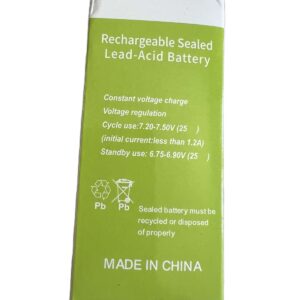 BH-640 ólom-savas zárt, újratölthető akkumulátor, 6 V, 4.5 Ah kapacitással (BBL) (FX) - Image 5