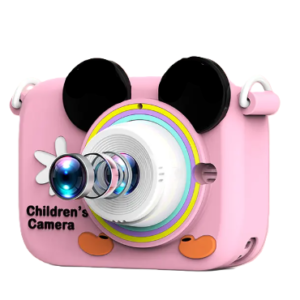 Miky digitális gyerek fényképezőgép - levehető pánttal és 5 játékkal - rózsaszín (THM) - Image 5