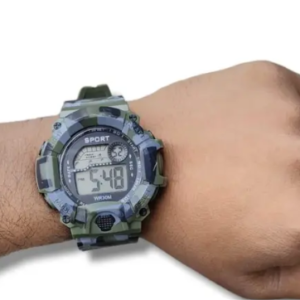 WR30M terepmintás digitális ütésálló, vízálló sport karóra (BBJH) - Image 7