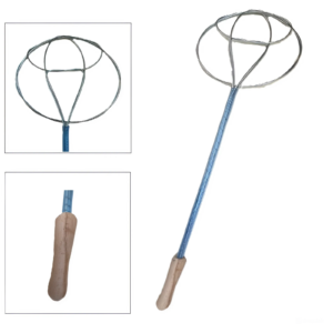 Fa nyelű fém szőnyeg poroló prakker műanyag bevonattal (BBKM) - Image 4