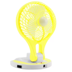 Összecsukható, ujratölthető asztali mini ventilátor USB-vel és LED lámpával (BBJH) - Image 4