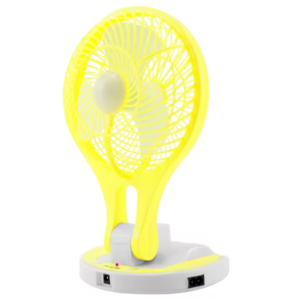 Összecsukható, ujratölthető asztali mini ventilátor USB-vel és LED lámpával (BBJH) - Image 6
