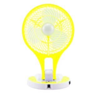 Összecsukható, ujratölthető asztali mini ventilátor USB-vel és LED lámpával (BBJH) - Image 8