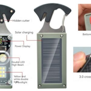 D62 Újratölthető LED vízálló mini zseblámpa, vészlámpa (BBV) - Image 13