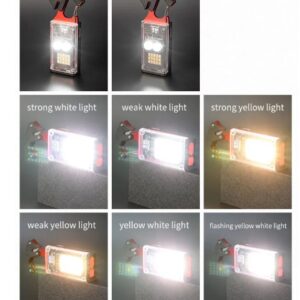 D62 Újratölthető LED vízálló mini zseblámpa, vészlámpa (BBV) - Image 9