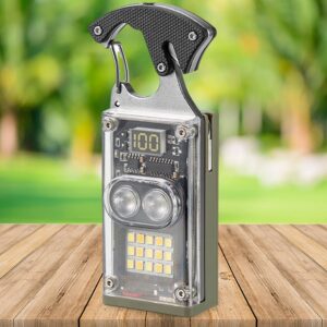 D62 Újratölthető LED vízálló mini zseblámpa, vészlámpa (BBV) - Image 4