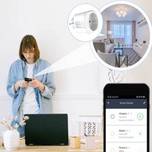 WiFi smart aljzat - Alexa, Google Home és SmartThings Kompatibilis, Energiafogyasztás méréssel - 16A (BBV) - Image 5