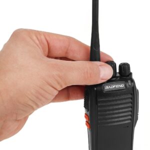 2 darabos Baofeng Walkie Talkie szett zseblámpával, fülhallgatóval – Baofeng BF-777S, BF-666S (BBV)(BBL) - Image 4