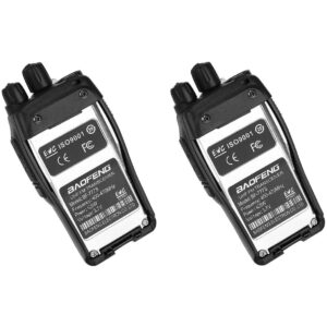 2 darabos Baofeng Walkie Talkie szett zseblámpával, fülhallgatóval – Baofeng BF-777S, BF-666S (BBV)(BBL) - Image 8