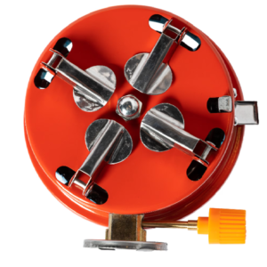 Kompakt méretű, hordozható, összecsukható kempingtűzhely piezoelektromos gyújtással 14,5 x 14,5 x 12 cm (BBL) - Image 3