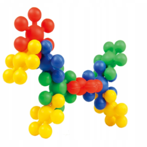 Virág alakú minden irányból könnyen összekapcsolható műanyag kirakókockák gyerekeknek - oktató és tanuló puzzle játék (BBLPJ) (BBMJ) - Image 4