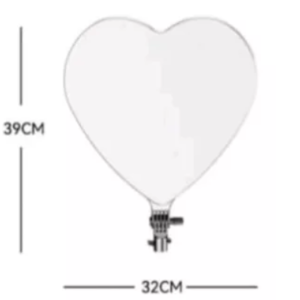 Dekoratív szelfi LED szívlámpa állvánnyal- professzionális világítás szelfikhez és otthoni dekoráció egyszerre (BBJH) - Image 6
