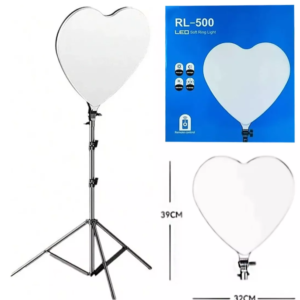 Dekoratív szelfi LED szívlámpa állvánnyal- professzionális világítás szelfikhez és otthoni dekoráció egyszerre (BBJH) - Image 10