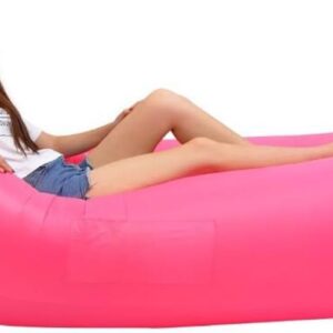 LAZY+ összecsukható, hordozható relax ágy - Lazy bag/légágy - Rózsaszín 170x70x50cm (BBV) (BBL) - Image 4