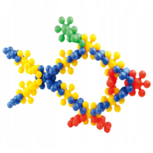 Virág alakú minden irányból könnyen összekapcsolható műanyag kirakókockák gyerekeknek - oktató és tanuló puzzle játék (BBLPJ) (BBMJ) - Image 9