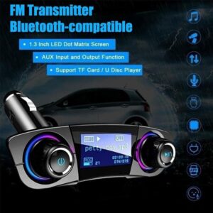 Autórádió formájú 3in1 FM Transmitter, MP3-lejátszó és Bluetooth kihangosító (BBV) - Image 6