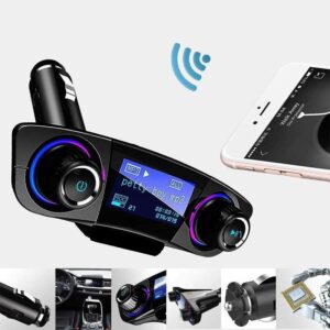 Autórádió formájú 3in1 FM Transmitter, MP3-lejátszó és Bluetooth kihangosító (BBV) - Image 8