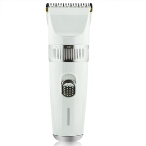 Vezeték nélküli, újratölthető, pehelykönnyű és professzionális akkus hajnyírógép- fehér (BBV) - Image 6