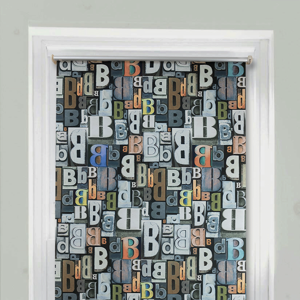 Designer árnyékoló hővédelemmel – betű mintával 66 x 154 cm (43011961-4)-1