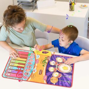 Interaktív zongoradob játszószőnyeg – 2 az 1-ben szórakoztató zenei élmény a gyerekeknek (BBJ) - Image 7