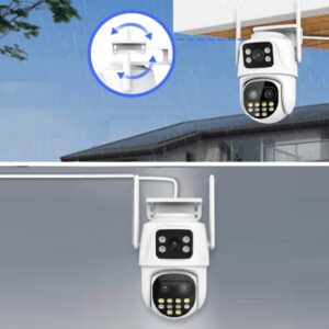 Kültéri WIFI PTZ térmegfigyelő kamera – kétlencsés 8MP, AI mozgásészlelés, éjszakai látás, kétirányú hang, IP66 vízállóság (BBD) (THM) - Image 6