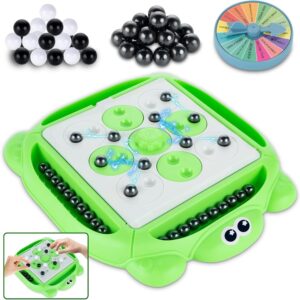 Mágneses forgó teknős táblajáték 44 darabos készlet – interaktív társasjáték gyerekeknek (BBJ) - Image 8