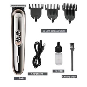 Professzionális hajnyíró Készlet – 3, 6 és 9 mm-es cserélhető fejekkel a precíz és kényelmes hajvágáshoz-DL-1537 (BBV) - Image 4